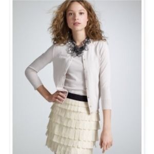 J.crew collection ribbon skirt